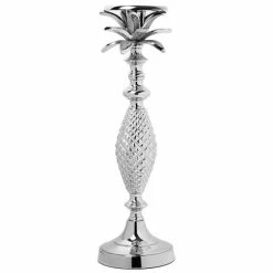 Flair Decor - Palm Silver Candle Holder Large 40cm