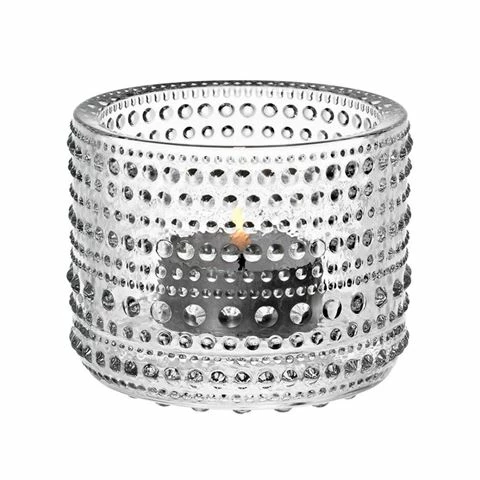Iittala - Kastehelmi Votive Candle Holder Clear 1 Iittala - Kastehelmi Votive Candle Holder Clear