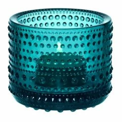 Iittala - Kastehelmi Votive Candle Holder Sea Blue