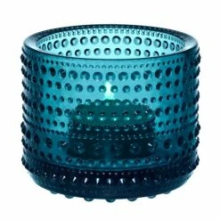 Iittala - Kastehelmi Votive Candle Holder Turquoise