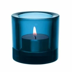 Iittala - Kivi Candle Holder Turquoise 6cm