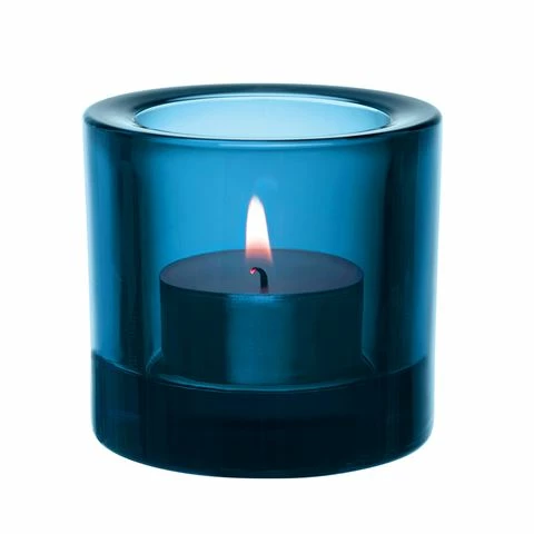Iittala - Kivi Candle Holder Turquoise 6cm 1 Iittala - Kivi Candle Holder Turquoise 6cm